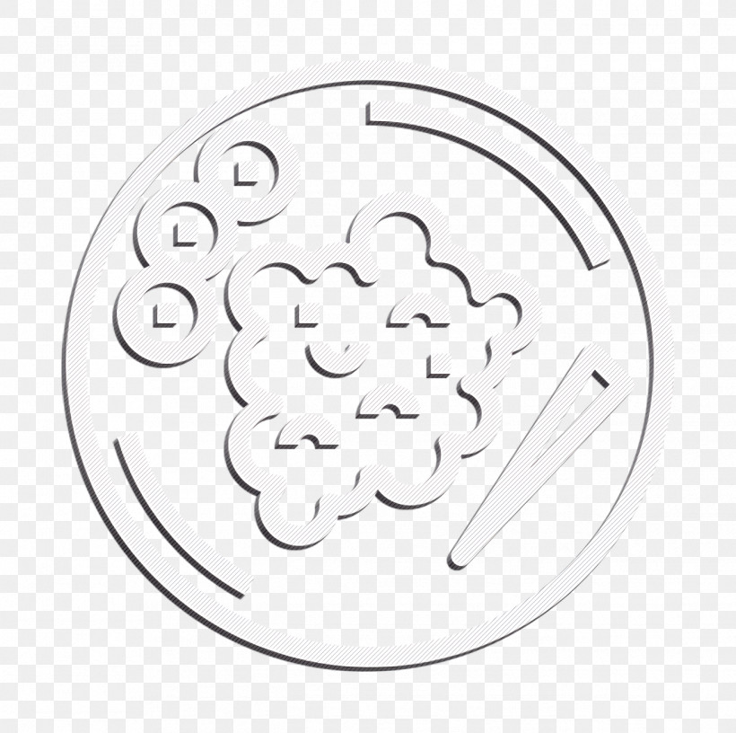Lunch Icon Fried Rice Icon Thai Food Icon, PNG, 1318x1312px, Lunch Icon, Blackandwhite, Circle, Emblem, Fried Rice Icon Download Free