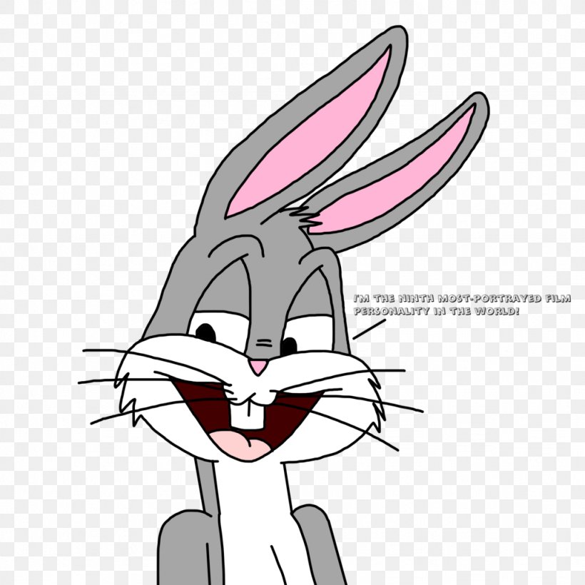 Bugs Bunny Rabbit Cartoon Drawing, PNG, 1024x1024px, Watercolor, Cartoon, Flower, Frame, Heart Download Free