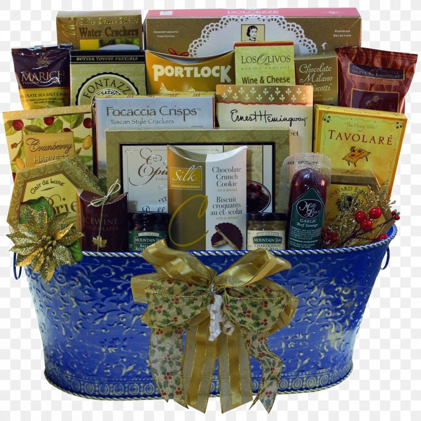 Food Gift Baskets Hamper Gourmet, PNG, 1000x1000px, Food Gift Baskets, Basket, Birthday, Chocolate, Christmas Day Download Free