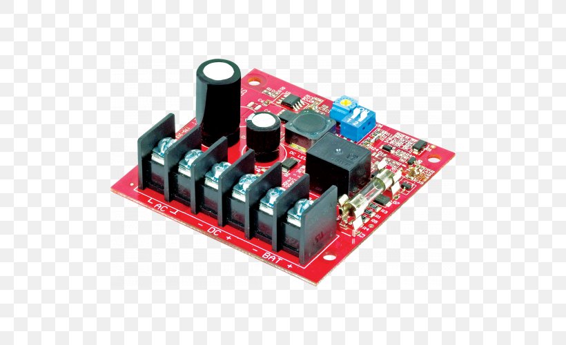 Microcontroller Battery Charger Power Converters Electrical Network Electronics, PNG, 500x500px, Microcontroller, Alternating Current, Battery Charger, Circuit Component, Computer Cases Housings Download Free