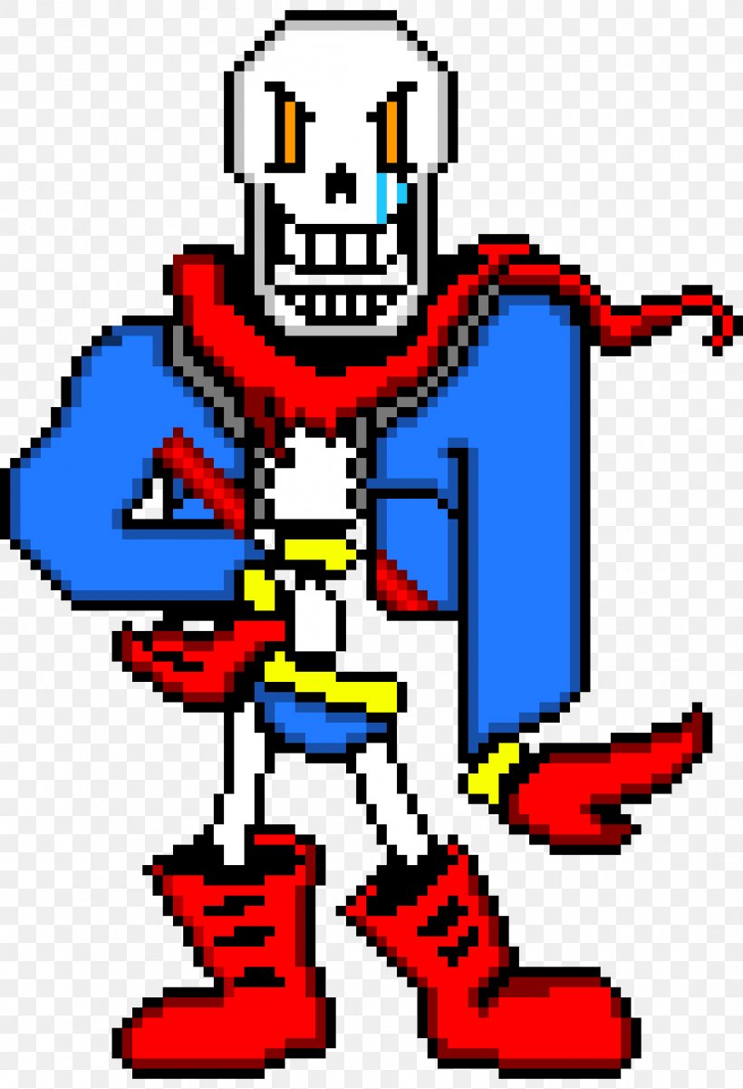 Undertale Papyrus Sprite Paper M.U.G.E.N, PNG, 1095x1605px, Undertale, Area, Art, Artwork, Fictional Character Download Free