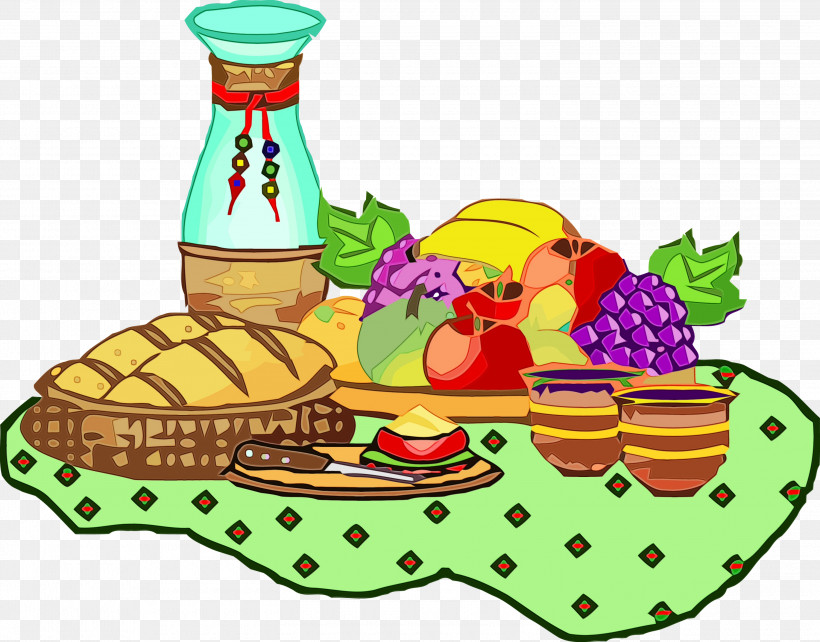 Cartoon Food Group Food Vegetable Junk Food, PNG, 3000x2350px, Kwanzaa, Cartoon, Cuisine, Fast Food, Food Download Free