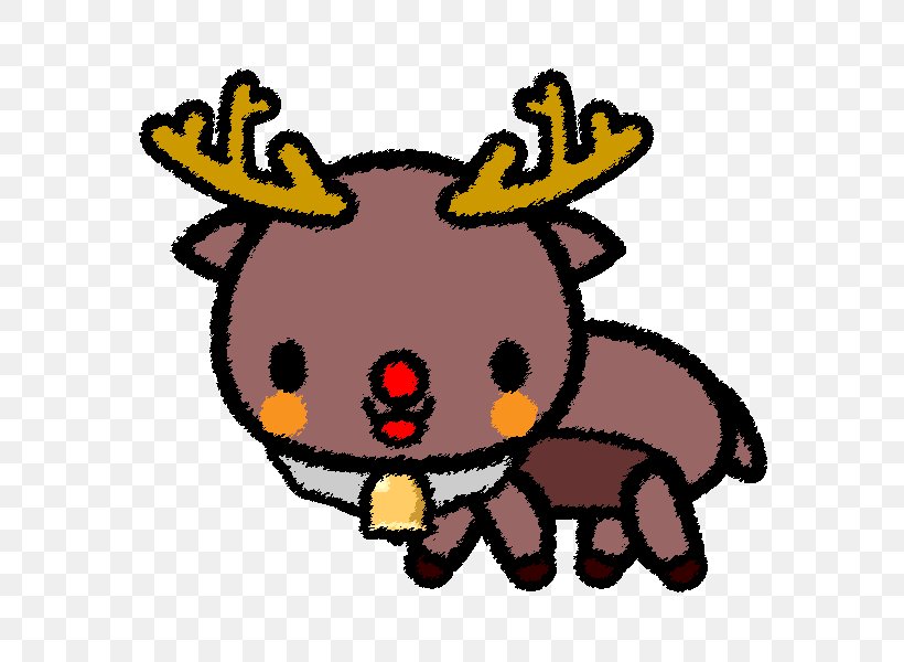 Reindeer Santa Claus Christmas Clip Art, PNG, 600x600px, Reindeer, Art, Artwork, Carnivoran, Christmas Download Free