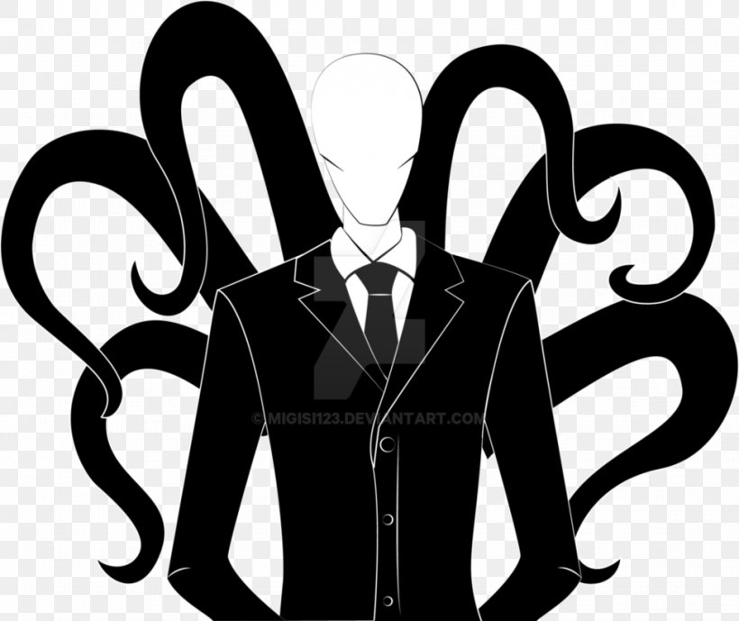 Slender Rising 2 Slenderman Slender Man Stabbing, PNG, 975x820px, Slender The Eight Pages, Art, Black And White, Character, Drawing Download Free