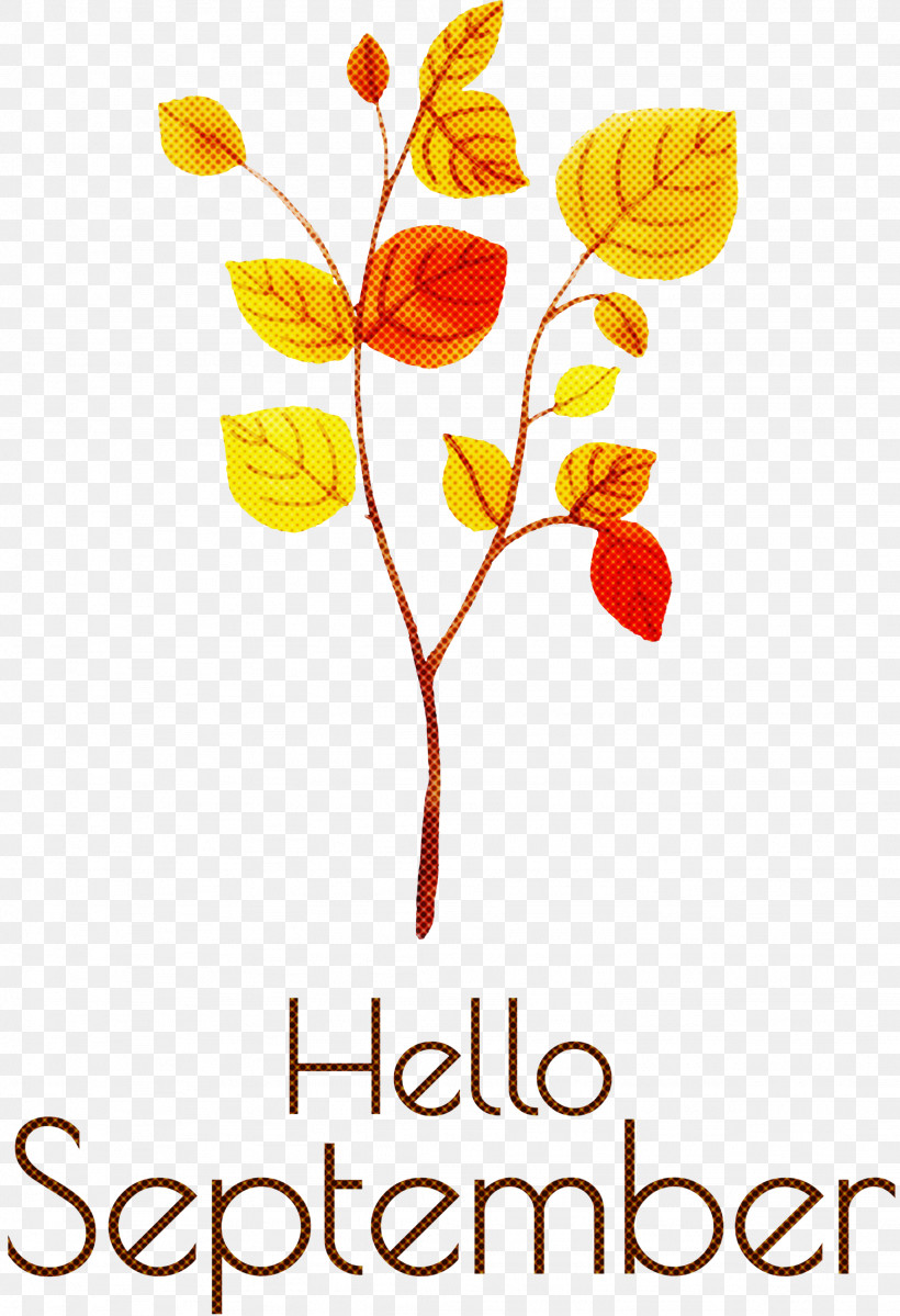 Hello September September, PNG, 2051x2999px, Hello September, September, Vector, Watercolor Painting Download Free