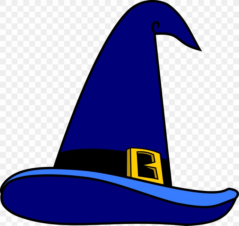 Witch Hat Magician Clip Art, PNG, 3840x3621px, Hat, Artwork, Beak, Clothing, Fedora Download Free