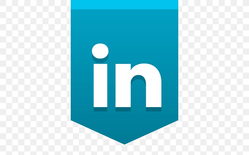 Social Media LinkedIn Icon Design, PNG, 512x512px, Social Media, Aqua, Area, Blue, Brand Download Free