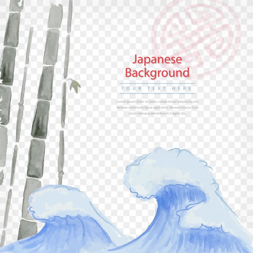 Japan Watercolor Painting, PNG, 2100x2100px, Japan, Arctic, Blue, Brand, Text Download Free