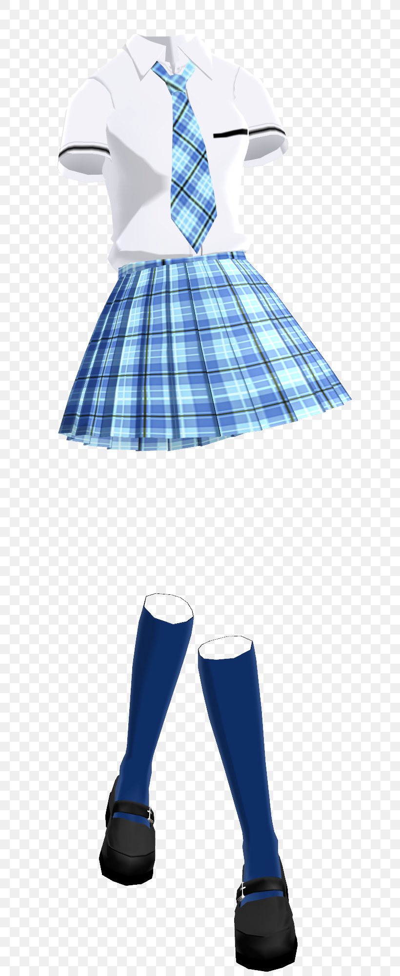 School Uniform Clothing MikuMikuDance, PNG, 768x2000px, Uniform, Blue, Clothing, Costume, Deviantart Download Free