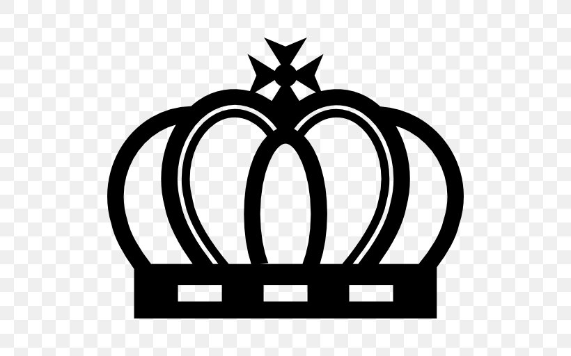 Crown Symbol Clip Art, PNG, 512x512px, Crown, Area, Artwork, Black And White, Brand Download Free