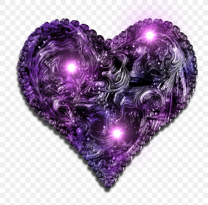 Download 3d Phone Purple Hearts Dark Theme Wallpaper | Wallpapers.com