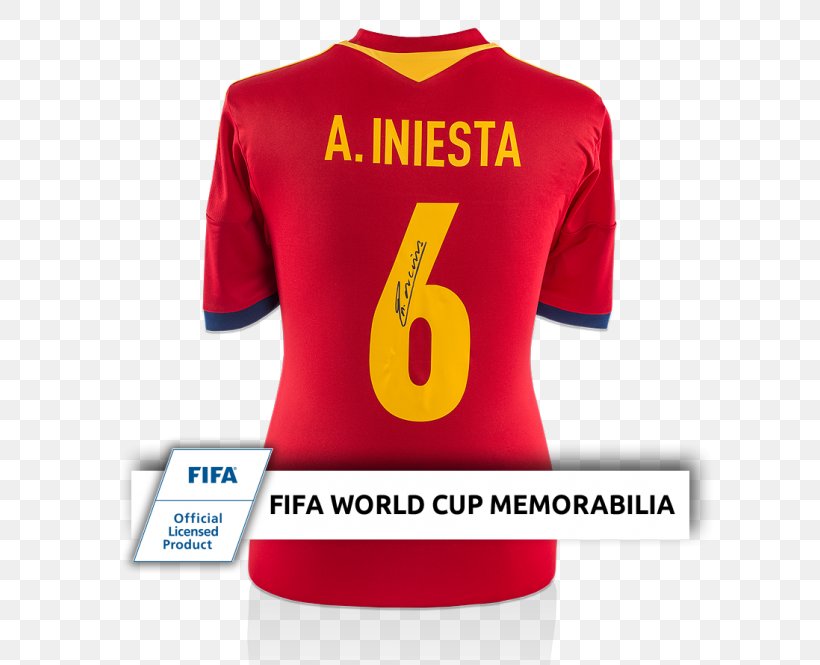 Sports Fan Jersey T-shirt Spain National Football Team Logo, PNG, 650x665px, Sports Fan Jersey, Active Shirt, Andres Iniesta, Brand, Clothing Download Free