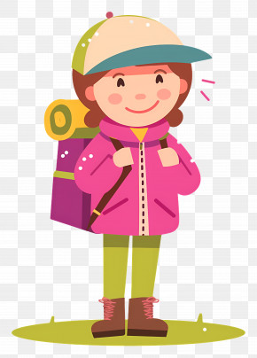 Hiking Girl - Hiker Girl Ready For Adventure PNG