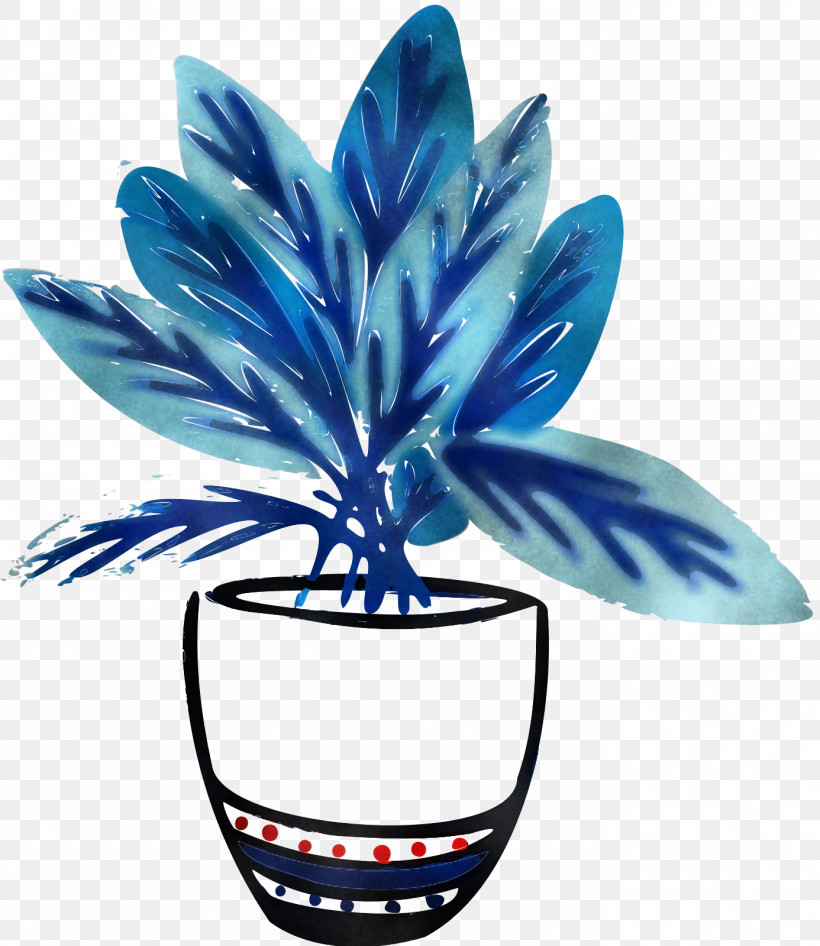 Leaf Painting, PNG, 1386x1600px, Petal, Abstract Art, Cobalt Blue, Flower, Flowerpot Download Free
