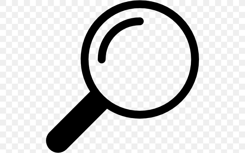 Magnifying Glass, PNG, 512x512px, Magnifying Glass, Black And White, Control Loop, Royaltyfree, Symbol Download Free