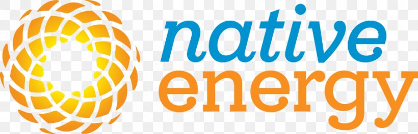 Native Energy NativeEnergy, Inc Logo Brand Yellow, PNG, 903x291px, Nativeenergy Inc, Area, Brand, Carbon Offset, Food Download Free