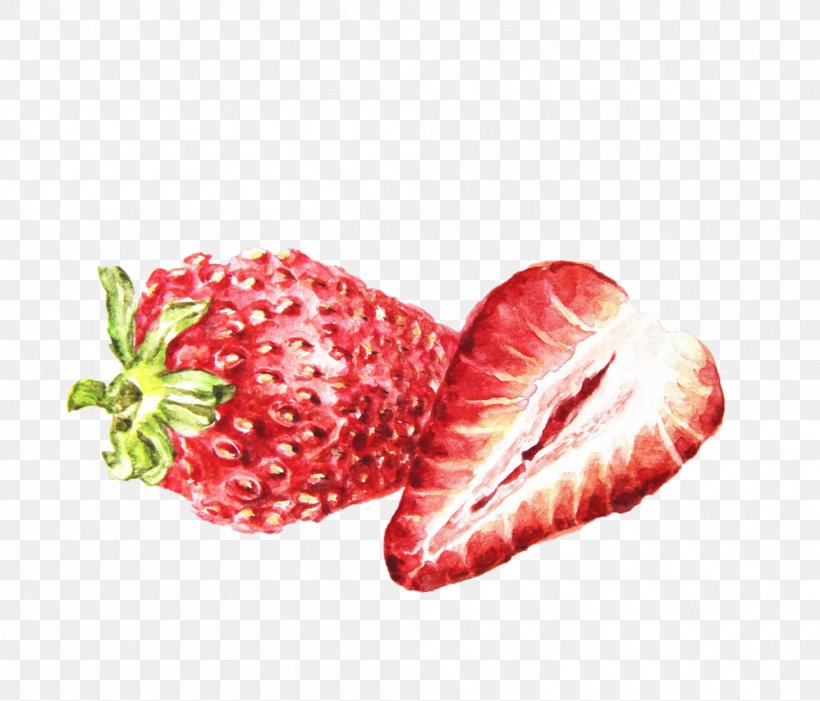 Strawberry Aedmaasikas Fruit Food, PNG, 999x855px, Watercolor, Cartoon, Flower, Frame, Heart Download Free