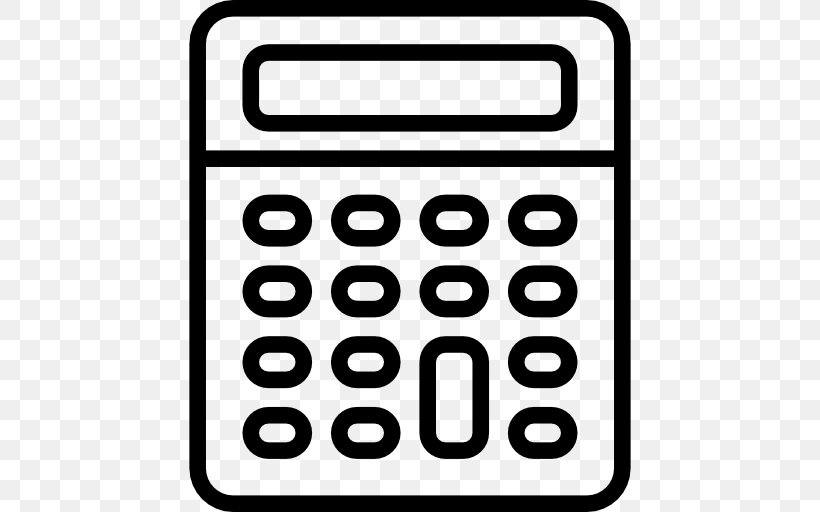 Calculator Cover Letter Font, PNG, 512x512px, Calculator, Area, Black And White, Cover Letter, Iphone Download Free