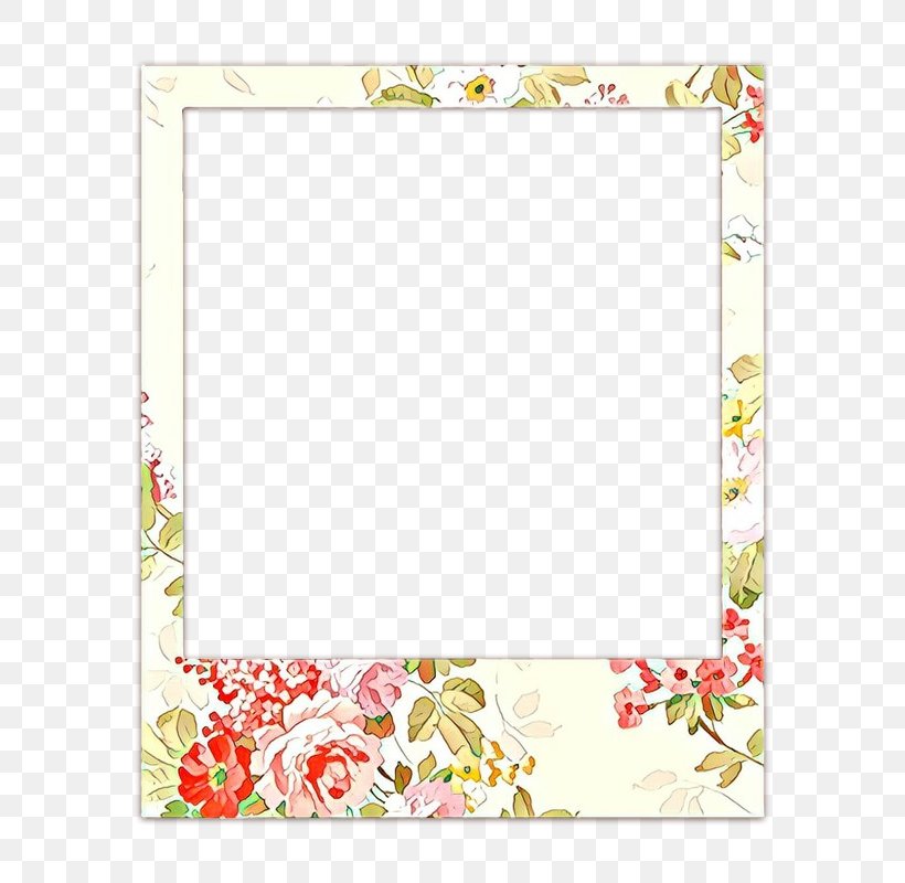 Floral Design Frame, PNG, 800x800px, Cartoon, Floral Design, Interior Design, Meter, Paper Product Download Free