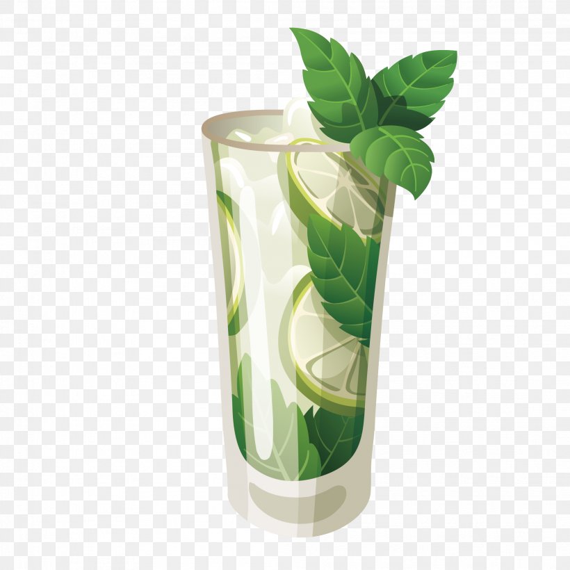 Cove Lakeside Bistro Cocktail Mojito Illustration Fizzy Drinks, PNG, 2107x2107px, Cocktail, Alcoholic Beverages, Drink, Fizzy Drinks, Food Download Free