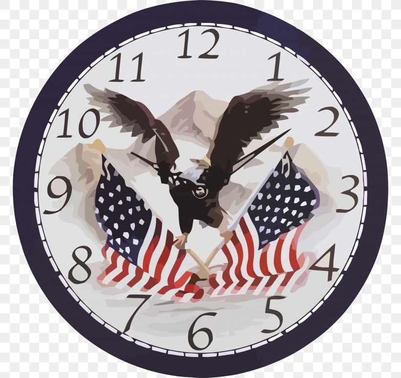 American Flag Background, PNG, 768x772px, United States, Acctim, Alarm Clocks, American Clock, Bald Eagle Download Free