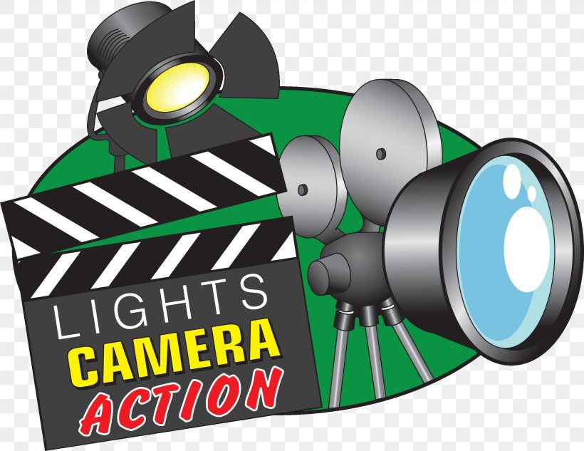 Lights, Camera, Action! Clip Art, PNG, 2688x2076px, Light, Art, Color, Film, Green Download Free
