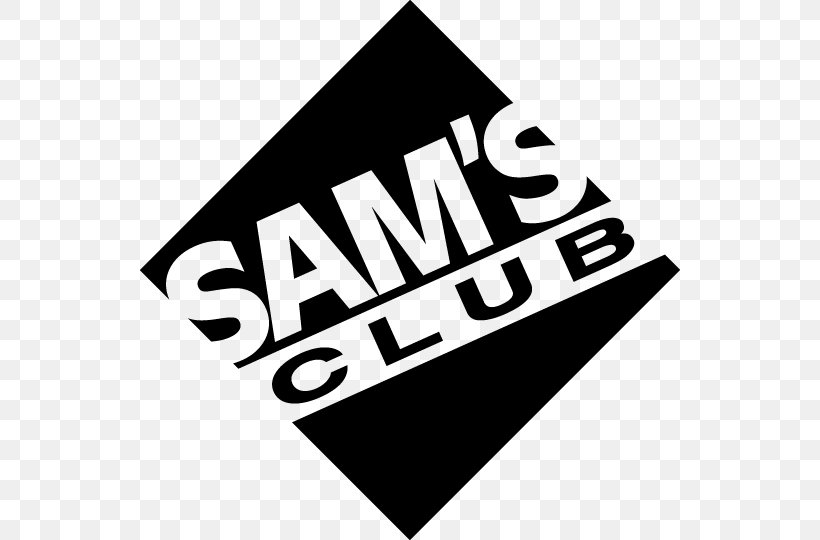 Logo Sam's Club Brand, PNG, 540x540px, Logo, Area, Black And White, Brand, Label Download Free