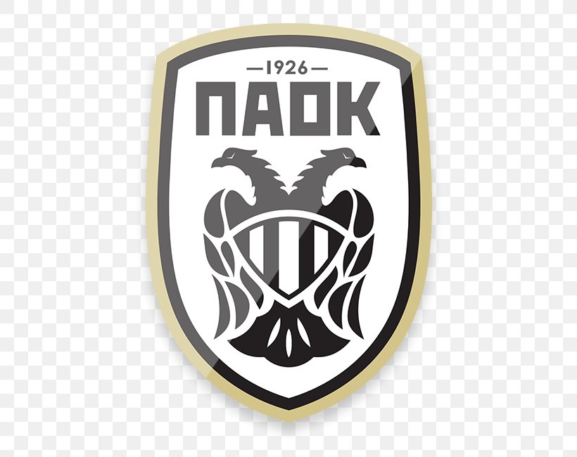 PAOK FC Toumba Stadium Superleague Greece Greek Football Cup AEK Athens F.C., PNG, 650x650px, Paok Fc, Aek Athens Fc, Badge, Brand, Crest Download Free