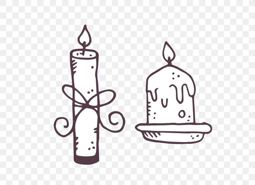 Drawing Black And White Candle, PNG, 595x595px, Drawing, Area, Black And  White, Candle, Cartoon Download Free