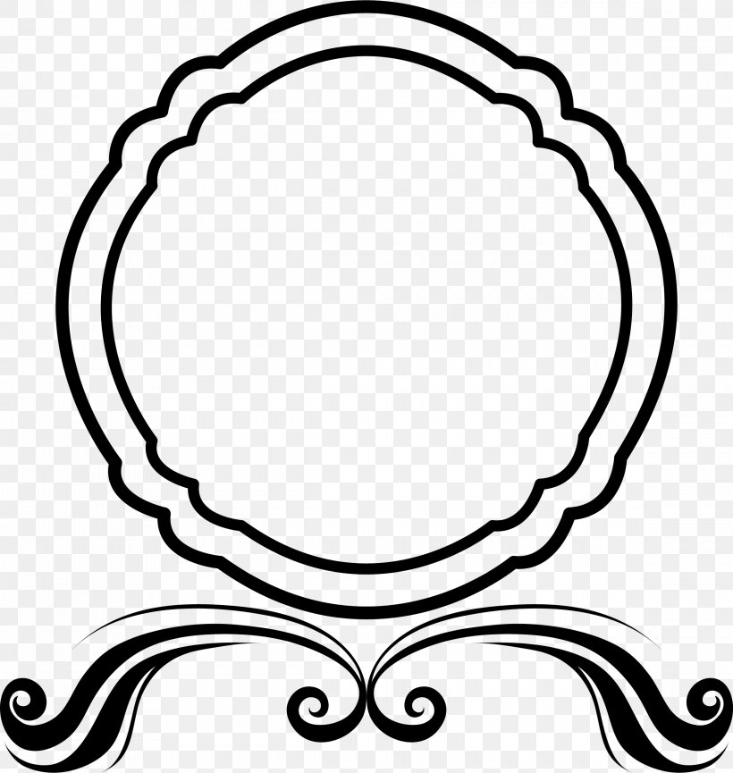 Picture Frame, PNG, 2337x2467px, Scalable Vector Graphics, Area, Black, Black And White, Line Art Download Free