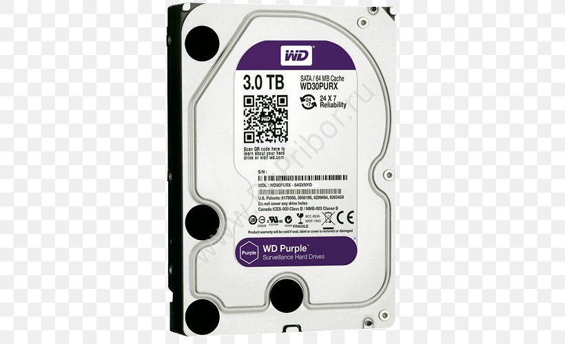 WD Purple SATA HDD Hard Drives Western Digital WD Purple 3.5