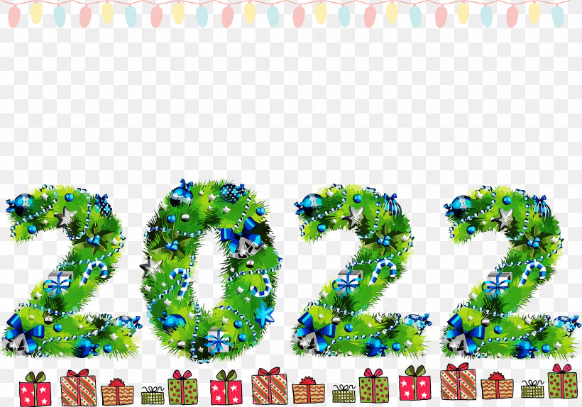 2022 New Year 2022 Happy 2022 New Year, PNG, 3354x2351px, Number, Biology, Creativity, Geometry, Line Download Free