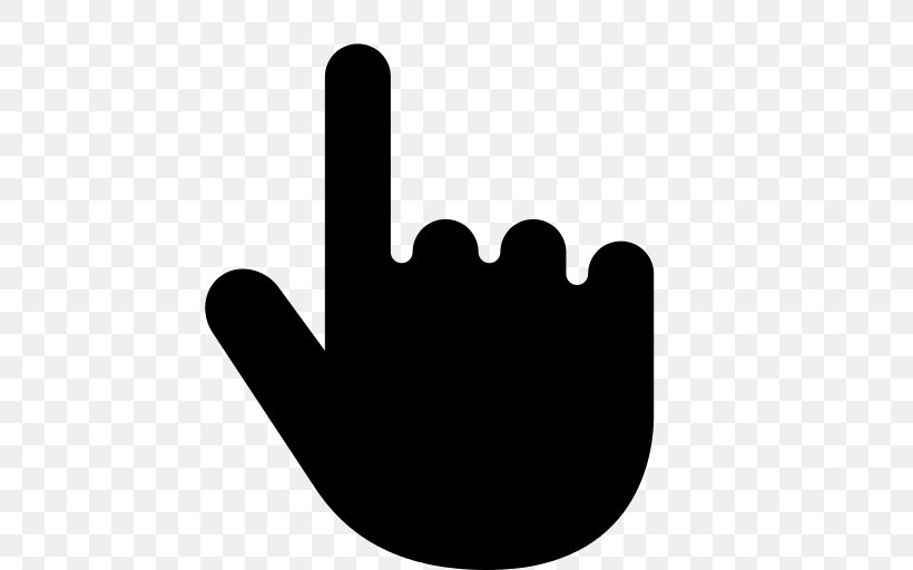 Computer Mouse Pointer Cursor Hand, PNG, 512x512px, Computer Mouse, Black, Black And White, Cursor, Finger Download Free