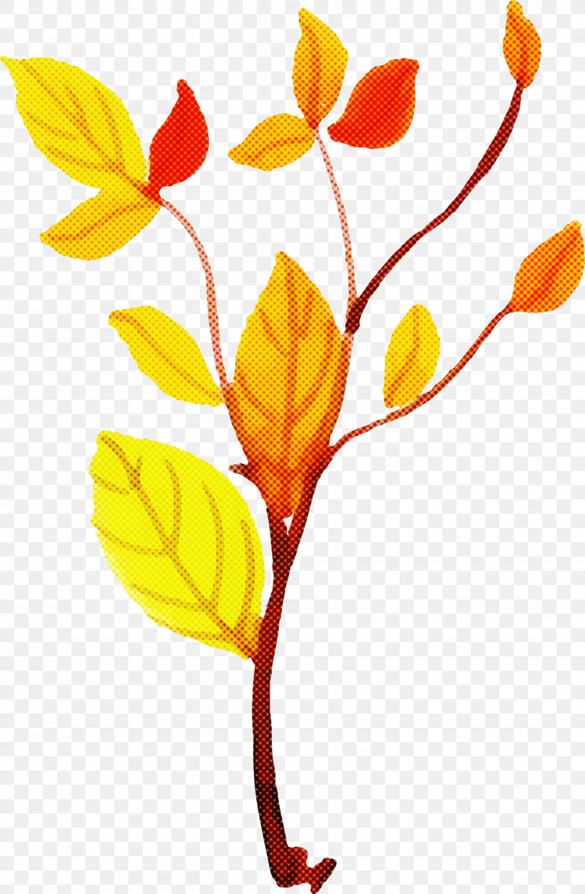 Floral Design, PNG, 1962x3000px, Watercolor Autumn, Branch, Clover, Colorful Leaf, Floral Design Download Free