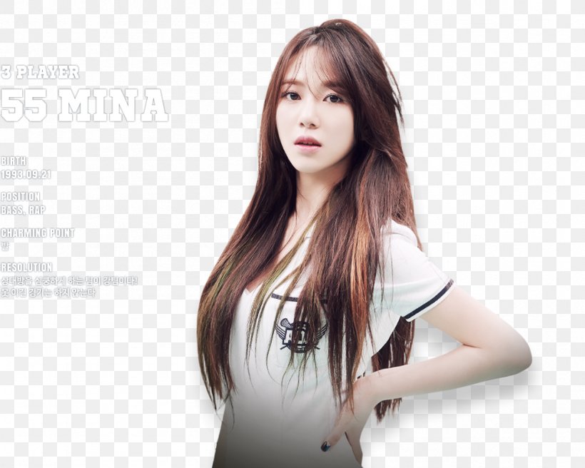 Mina South Korea AOA Hairstyle Korean, PNG, 999x800px, Watercolor, Cartoon, Flower, Frame, Heart Download Free