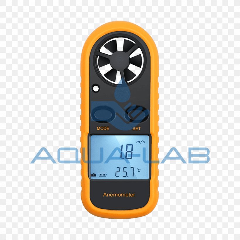 Anemometer Wind Speed Gauge Wind Chill Measurement, PNG, 1000x1000px, Anemometer, Airflow, Backlight, Electronics, Flow Velocity Download Free