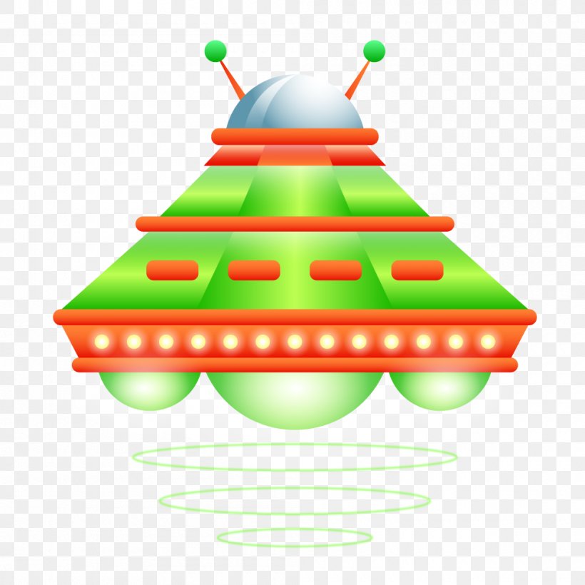 Unidentified Flying Object Spacecraft Icon, PNG, 1000x1000px, Unidentified Flying Object, Animation, Cartoon, Christmas, Christmas Decoration Download Free