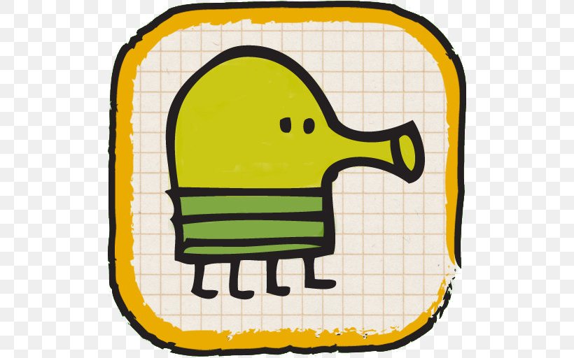 Doodle Jump Pocket God Kinect IPhone Video Game, PNG, 512x512px, Doodle Jump, App Store, Arcade Game, Area, Beak Download Free