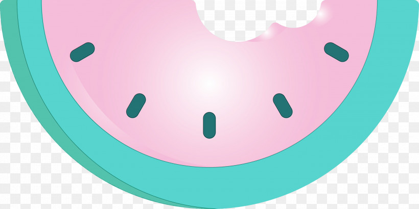 Emoticon, PNG, 3000x1501px, Watermelon, Circle, Emoticon, Paint, Pink Download Free