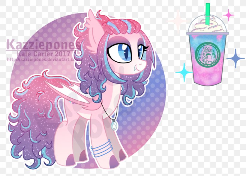 Frappé Coffee Pony Milkshake Ice Cream Frappuccino, PNG, 1024x735px, Watercolor, Cartoon, Flower, Frame, Heart Download Free