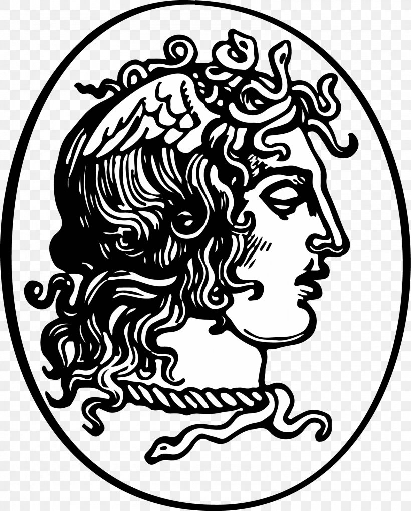 Medusa Greek Mythology Clip Art, PNG, 1587x1975px, Medusa, Andromeda, Art, Artwork, Black Download Free
