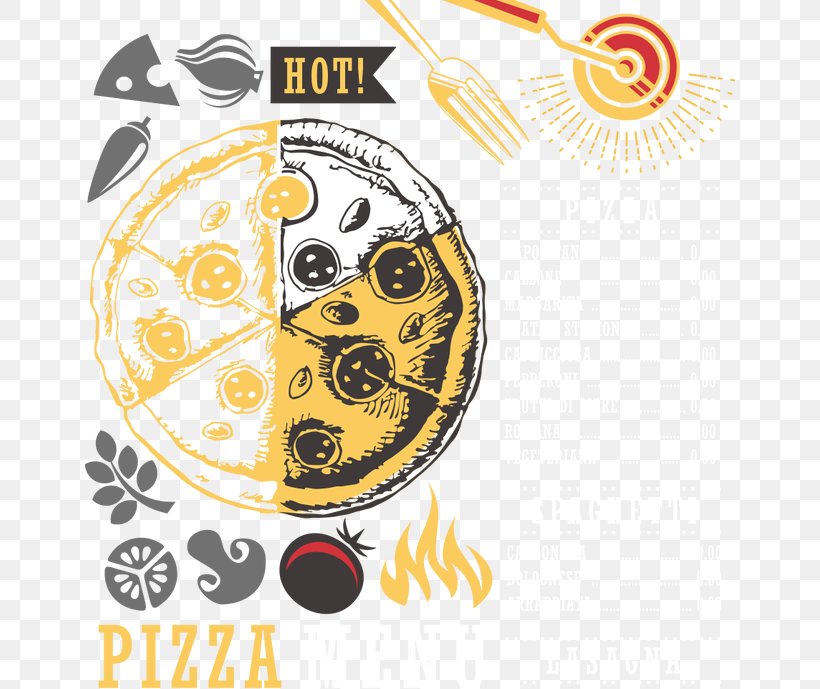 Pizza Graphic Design Menu, PNG, 650x689px, Pizza, Brand, Menu, Poster, Text Download Free