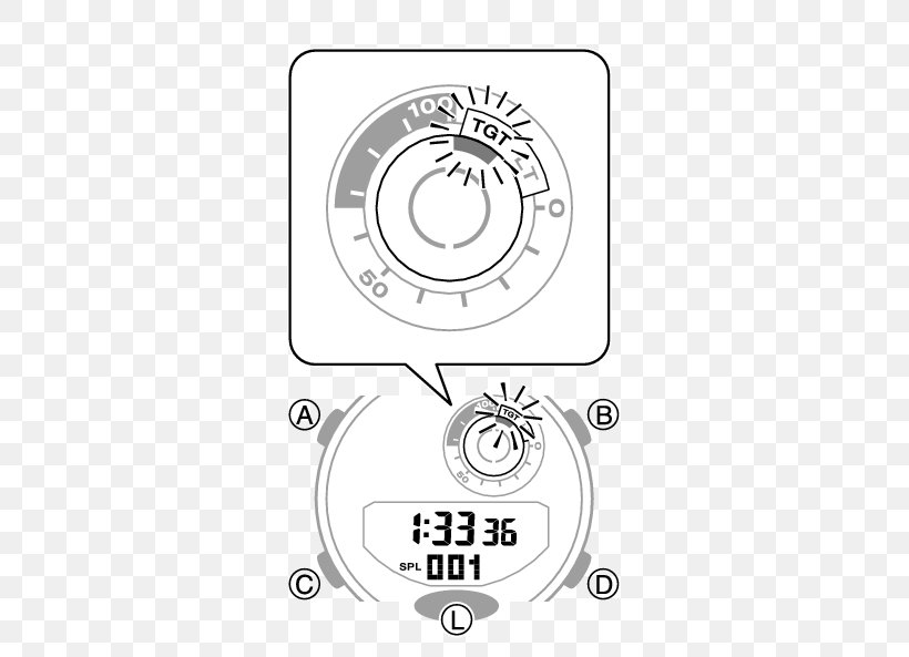 Timer Tinh Yeu Measurement Clock, PNG, 667x593px, Timer, Alarm Clocks, Area, Auto Part, Black And White Download Free