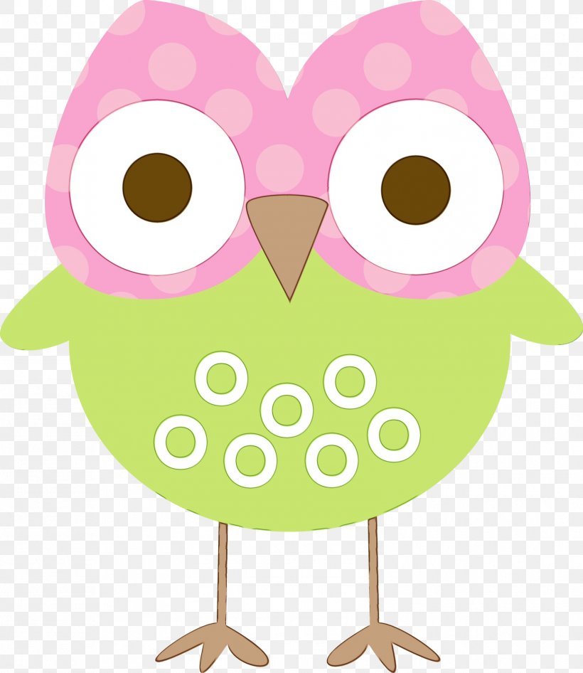 Owl Clip Art Pink Cartoon Bird, PNG, 1576x1820px, Watercolor, Bird, Bird Of Prey, Cartoon, Owl Download Free