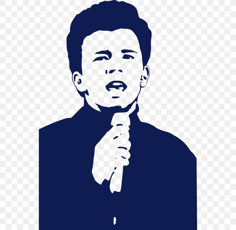 rick roll school paper clipart