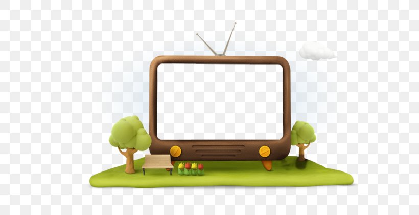 Cartoon Television Download Illustration, PNG, 658x420px, Cartoon, Designer, Games, Grass, Green Download Free