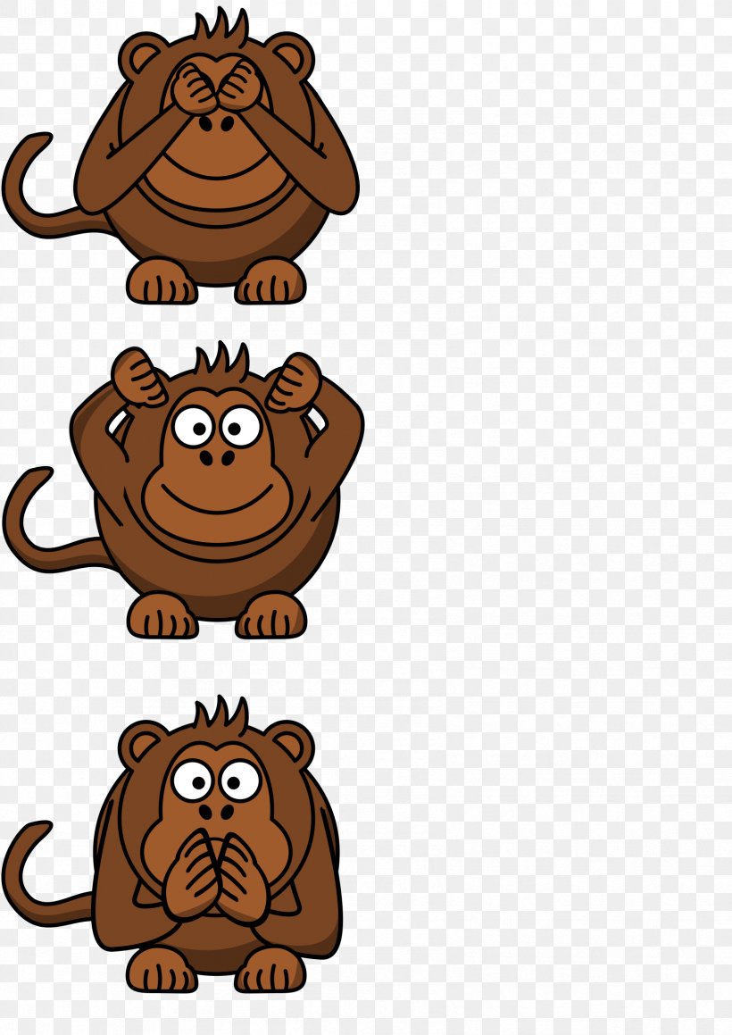 T-shirt Spreadshirt Three Wise Monkeys Good, PNG, 1697x2400px, Tshirt, Animal Figure, Bear, Big Cats, Carnivoran Download Free