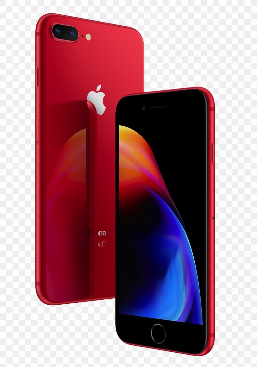Apple IPhone 8 Plus IPhone X Smartphone Product Red, PNG, 824x1177px, 64 Gb, Apple Iphone 8 Plus, Apple, Apple Iphone 8, Communication Device Download Free
