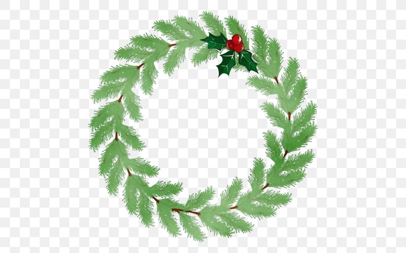 Christmas Decoration, PNG, 512x512px, Watercolor, Christmas Decoration, Colorado Spruce, Holly, Leaf Download Free