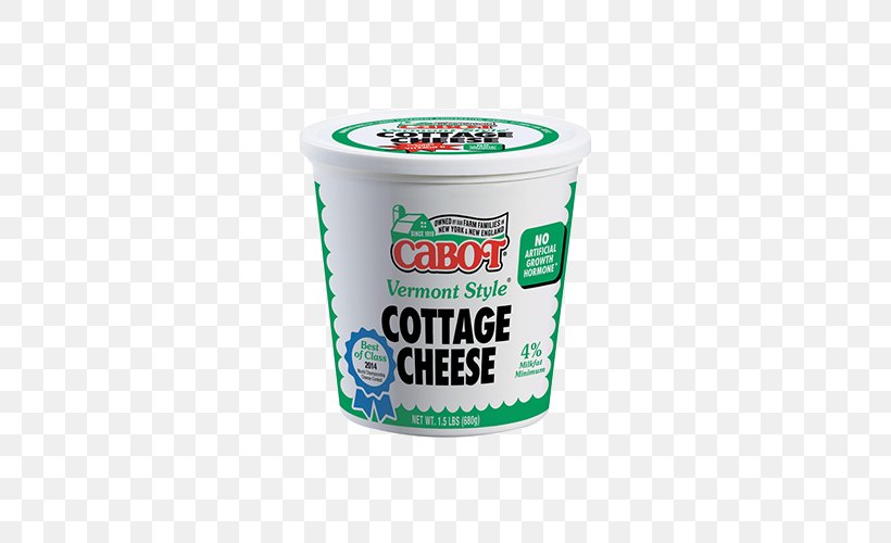 Milk Cabot Creamery Dairy Products Cottage Cheese, PNG, 500x500px, Milk, Cabot, Cabot Creamery, Cheddar Cheese, Cheese Download Free